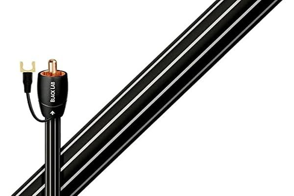 AudioQuest 8m Black Lab RCA Audio Cable - High-Quality Copper RCA Cables for Superior Sound