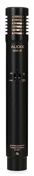 Audix ADX51 Small-Diaphragm Condenser Microphone: Perfect for Drum Kits & Studio Recording