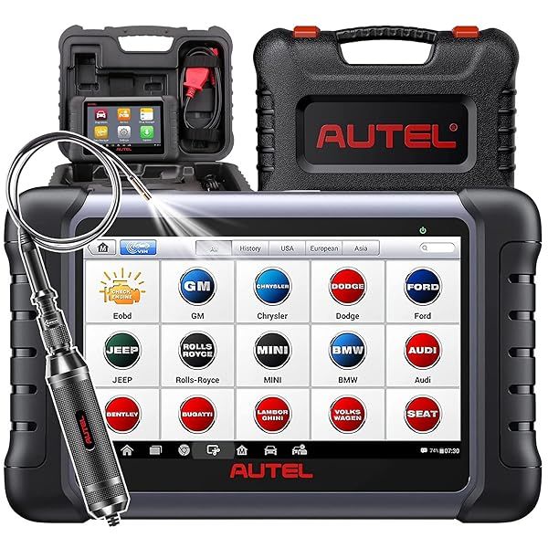 Autel MaxiCOM MK808Z: 2024 Bidirectional OBD2 Scanner with $60 MV108S, 28+ Services & Active Testing - Upgrade from MK808BT & MX900
