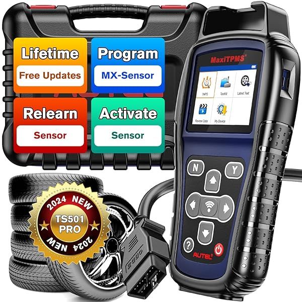 Autel MaxiTPMS TS501 PRO: Ultimate 2024 TPMS Tool for Sensor Relearn, Activation & DTC Reset - Lifetime Updates Included!