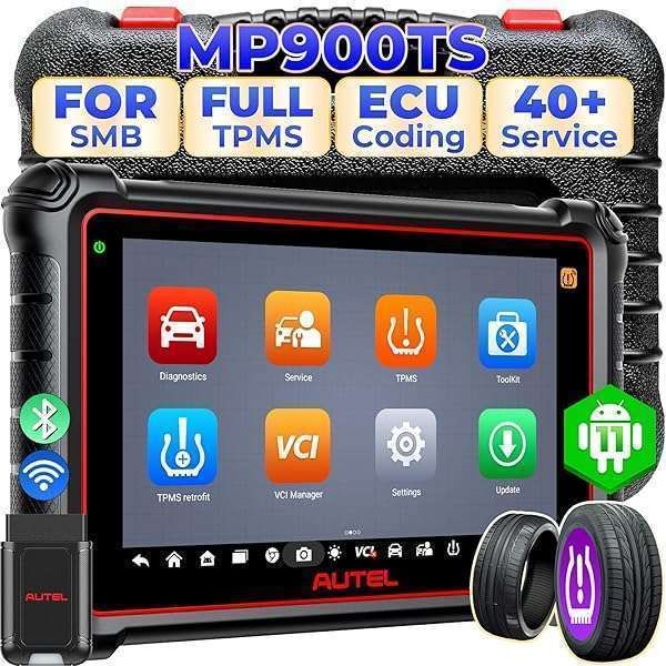 Autel MaxiPRO MP900-TS Scanner: Advanced ECU Coding, 40+ Services & 3000+ Bidirectional Tools for 2025