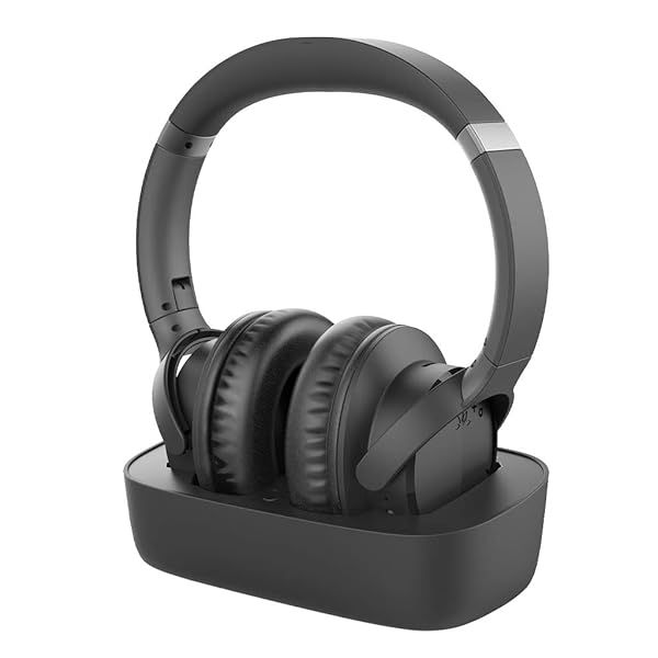 Avantree Ensemble Wireless Headphones for TV: Easy Setup, 35hrs Battery, No Lip-Sync Delay - Perfect for Seniors!