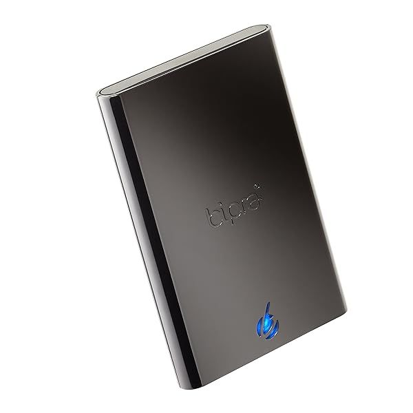 BIPRA S2 1TB USB 2.0 Portable External Hard Drive - Black, 2.5 Inch, NTFS - Fast Storage Solution