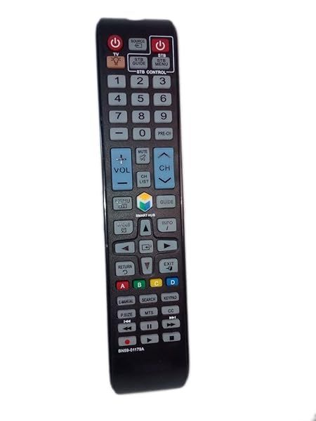 BN59-01179A Remote for Samsung TW-H5500, UN39H5204, UN48H6350, UN55H6360, UN60H6300 Smart HDTVs - Fast Replacement