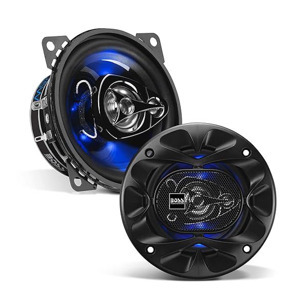 Upgrade Your Ride: BOSS BE423 Rage Series 4-Inch Car Door Speakers - 225W Coaxial, 3-Way Full Range Sound
