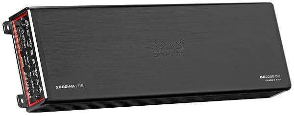Upgrade Your Sound: BOSS Elite BE2200.5D 5 Channel Class D Car Amplifier - 2200W, 2 Ohm Stable, Perfect for Speakers & Subwoofers