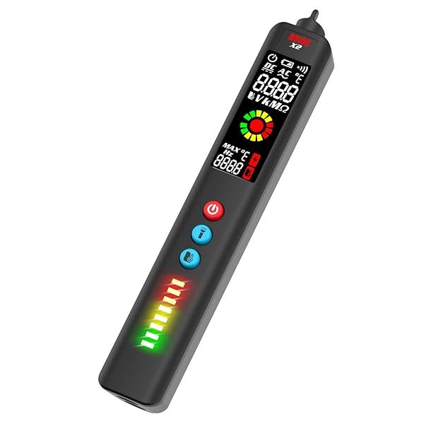 BSIDE Upgraded Multimeter: Color LCD Voltage Tester & Infrared Thermometer for HVAC, Automotive, and Cooking