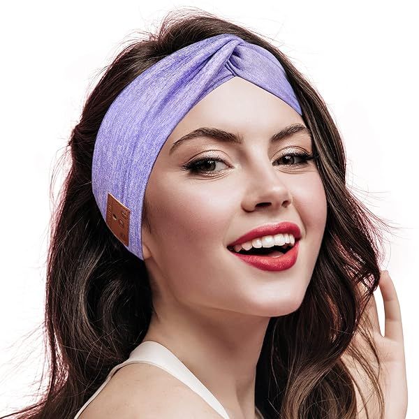 Buy BULYPAZY Bluetooth Headband for Women - Stylish Wireless Headphones for Yoga, Running & Sports - Perfect Gift in Purple