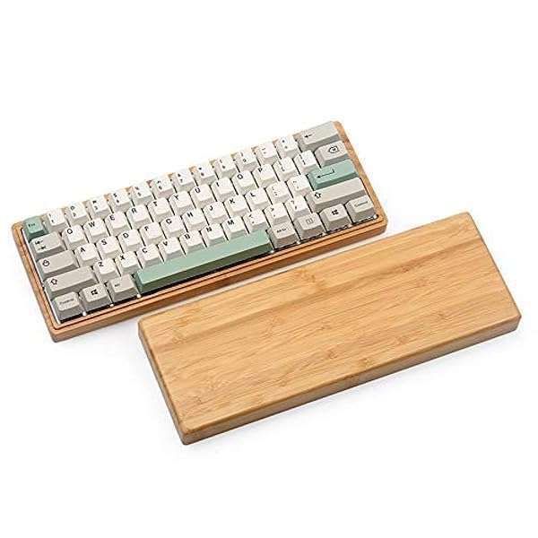 Premium Bamboo Wood Case for GH60 & DZ60 Mechanical Keyboards - 60% Custom Design