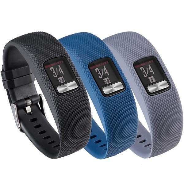 Soft Silicone Replacement Band for Garmin Vivofit 4 - Comfortable & Durable Watch Strap