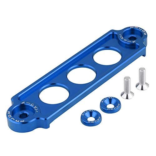 Anodized Blue Battery Bracket Tie Down for Honda Civic/CRX 1988-2000 | Car Racing Accessory