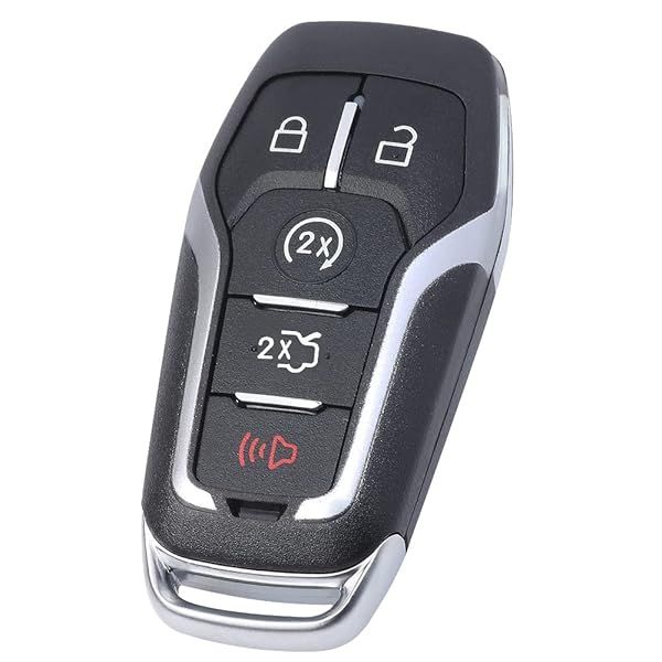 Beefunny Smart Prox Remote Key Shell Case for Ford F250 F450 Fusion Edge - 5 Button FCC M3N-A2C31243300
