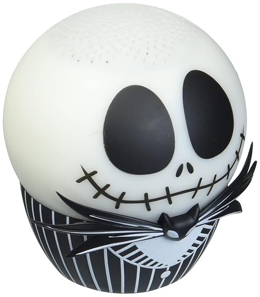 Bitty Boomers Disney Jack Skellington Mini Bluetooth Speaker - Glow in the Dark Nightmare Before Christmas