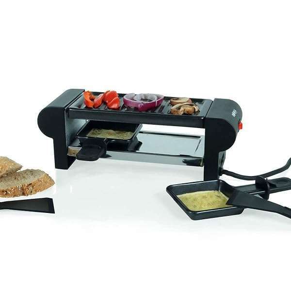 Boska Raclette Grilling Set: Portable Non-Stick Partyclette for Cheese, Meat & Veggies - Perfect for Weddings & Easy Cleanup!