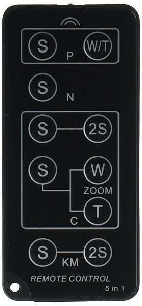 Bower RCUNI Universal Remote for Canon, Nikon, Sony, Pentax, Panasonic DSLRs - Fast Shipping & Best Price!