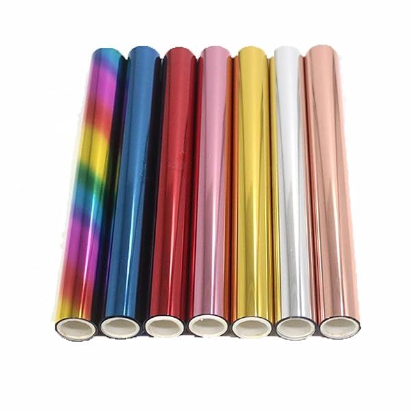 7-Pack Laser Printer Foil for DIY Crafts & Scrapbooking | 16.4ft Transfer Foil Paper Bundle