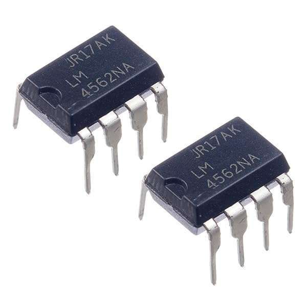 Bridgold LM4562NA Dual High Fidelity Audio Op-Amp IC - 2pcs High Performance DIP-8