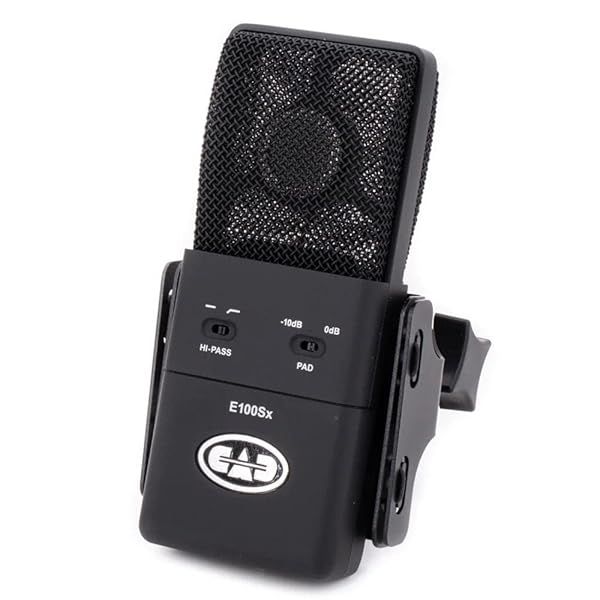 CAD Audio E100SX Supercardioid Condenser Microphone - Large Diaphragm, Black | Best Sound Quality for Recording