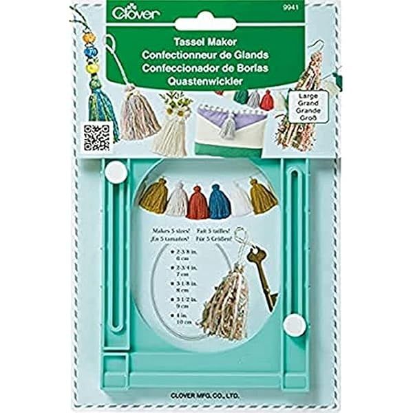 Buy CLOVER 9941 Large Green Tassel Maker - Create Beautiful Tassels Easily!