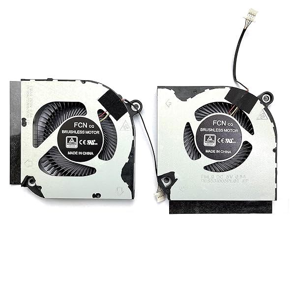 Replace CPU & GPU Cooling Fan for Acer Predator Helios 300 PH315-53 & AN515 Series - DFS5K223052836 Compatible