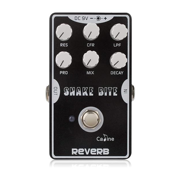 Caline CP-26 Snake Bite: Versatile Acoustic Guitar Effects Pedal with Reverb, Delay & True Bypass