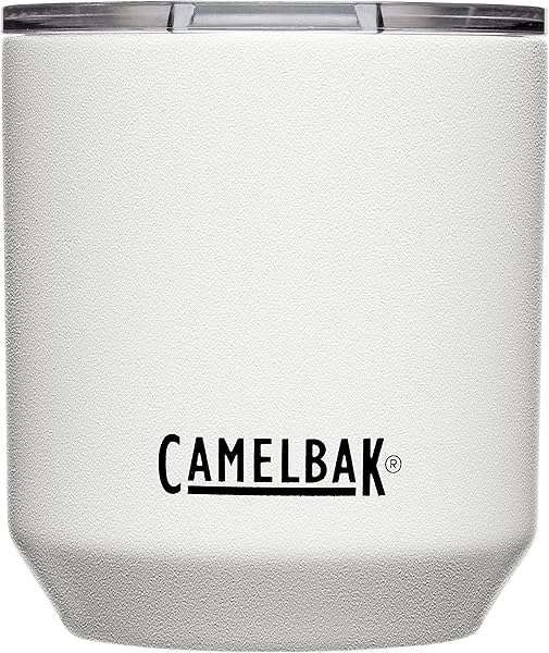 Buy CamelBak Horizon 10oz Rocks Tumbler - Insulated Cocktail Glass with Tri-Mode Lid - Stylish White Design