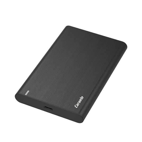 Caraele 320GB Portable External Hard Drive - Ultrafast USB-C & USB 3.1 for PC, Mac, Xbox, PS4 - Compact & Reliable Storage