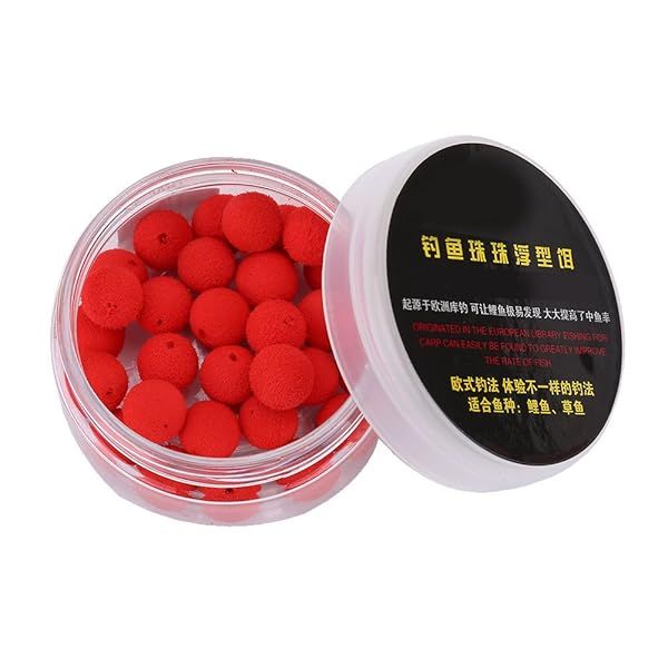 30pcs Carp Fishing Boilies: 10/12mm Floating Baits & Foam Pellets for Effective Carp Fishing