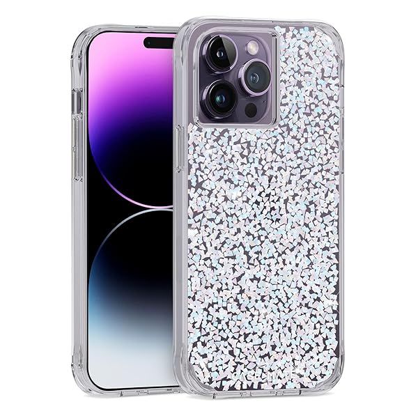 Case-Mate iPhone 14 Pro Max Case - Twinkle Diamond Luxury Cover with Cute Bling Sparkle for iPhone 14 Pro Max 6.7", Anti-Scratch, Shockproof, Slim