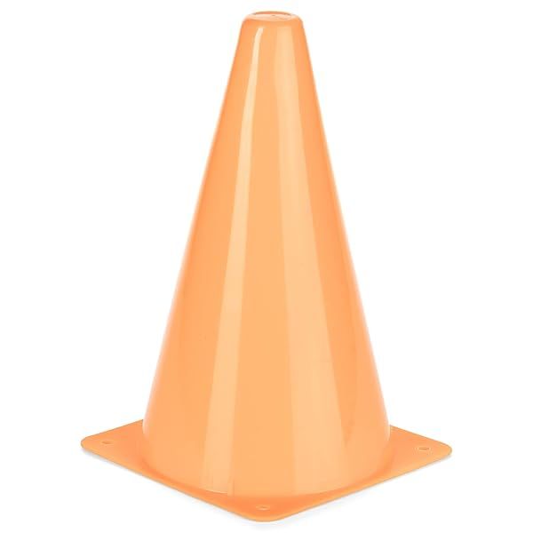 Champion Sports 15-Inch TC9 Sports Cones - Unisex Adult & Child, Orange - Perfect for Training & Games