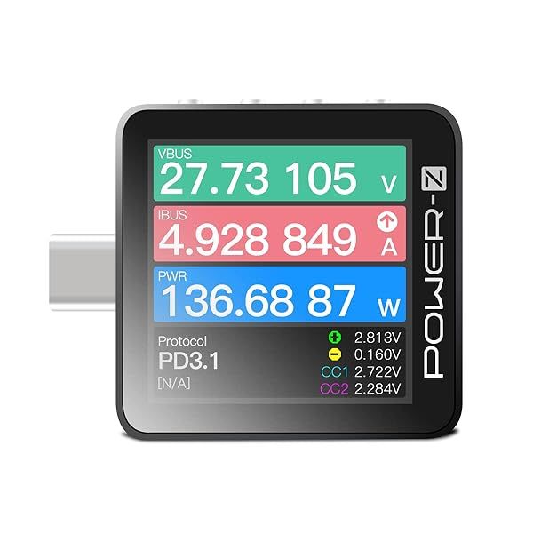 ChargerLAB Power-Z KM003C: Fast USB-C Tester for PD3.1 & QC5.0 - Portable Voltmeter & Ammeter