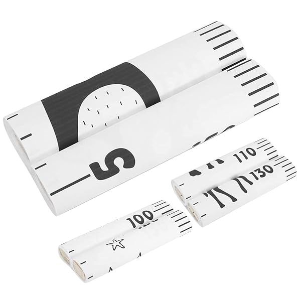 Wooden Kids Growth Chart Ruler - Stylish Height Measurement Decor for Child's Room