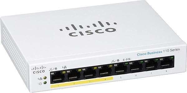 Buy Cisco CBS110-8PP-D Unmanaged Switch | 8-Port GE with Partial PoE | Desktop & Limited Lifetime Protection