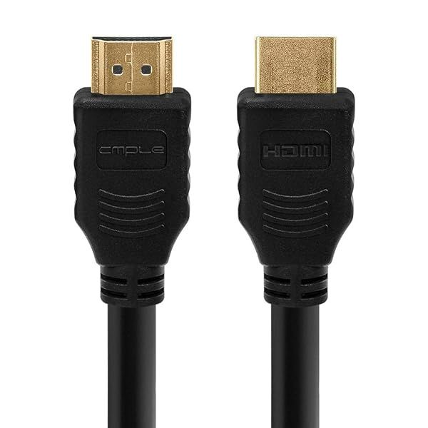 Cmple 3FT HDMI Cable - High Speed 4K UHD 60Hz, 18Gbps, 3D Compatible - Premium Black HDMI Cord