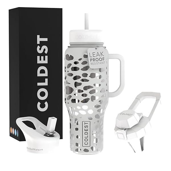 Coldest 36 oz Tumbler with Handle & Straw Lid | Insulated Travel Mug - Perfect Gift for Him & Her | Limitless Collection