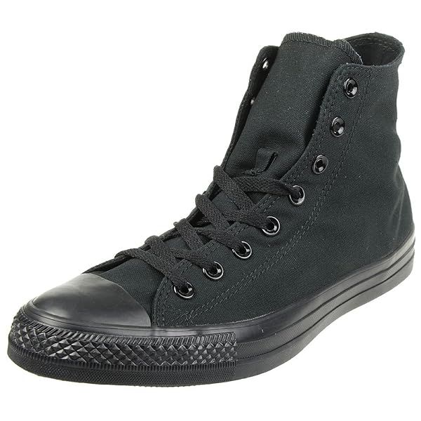 Shop Black Monochrome Converse Chuck Taylor All Star HI Sneakers for Men - Size 9.5