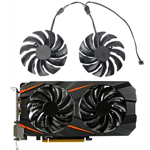 Coolerage 4Pin 88mm T129215SU Fans for GIGABYTE GTX & Radeon RX GPUs - Upgrade Your Graphics Card Cooling!