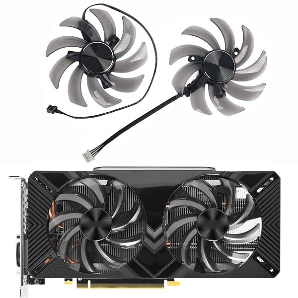 Coolerage 85mm 4Pin GA91S2U GPU Fans for GTX 1660, RTX 2060, 2070 - Upgrade Your Gaming Performance!
