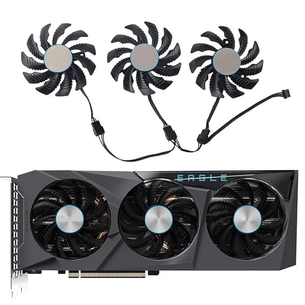 Coolerage GA81S2U Fans for RX6600, RX6700 & RTX3070 - Ultimate GPU Cooling Solution