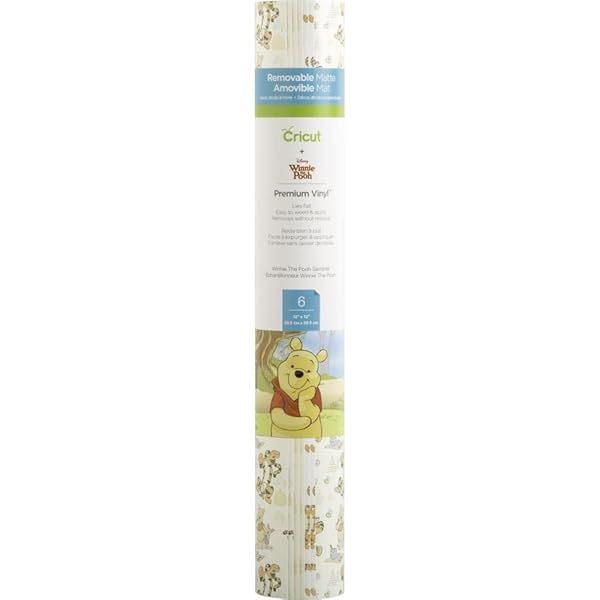 Shop Cricut 2005400 Disney Vinyl Sampler 12x12 - Winnie the Pooh Patterns (6 Pack)