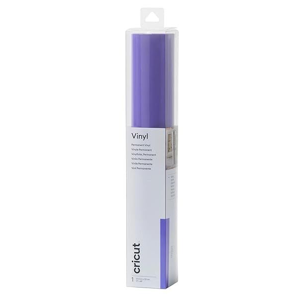 Buy Purple Cricut Permanent Vinyl Roll (1.2m) - Self Adhesive for All Cutting Machines