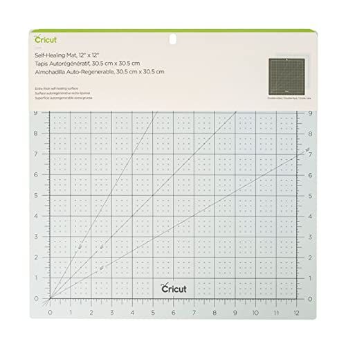 Buy Cricut Self Healing Cutting Mat 12x12 - Perfect for TrueControl Knife, Rotary Cutter & Craft Projects - Blue