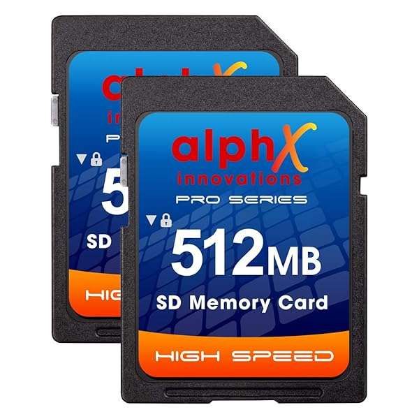 Buy D50 D40 D40X D3300 2X 512MB SD Memory Card Twin Pack - Fast & Reliable Storage