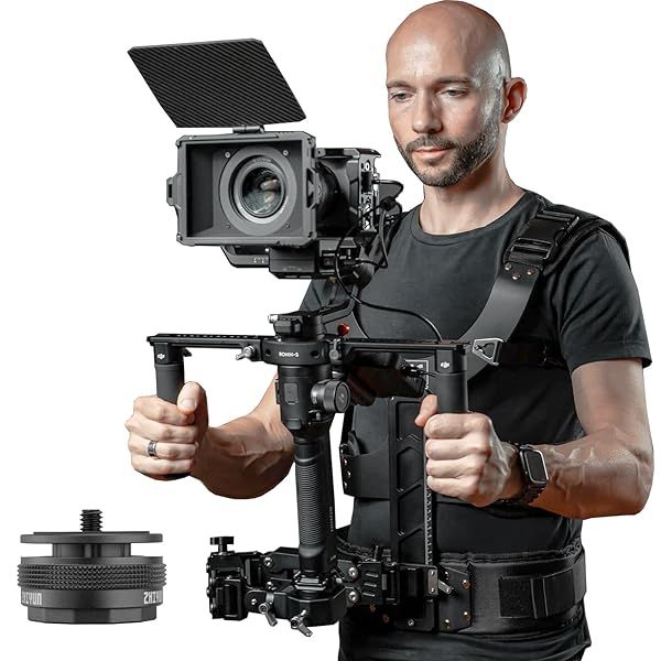 DF DIGITALFOTO Thanos SE Gimbal Support Vest for DJI & ZHIYUN - Smooth Footage 4.4-17.6 lbs | Ideal for Videographers
