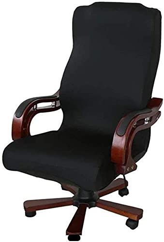 DHXYZZB High Back Office Chair Cover - Elastic Large Size for Computer & Boss Chairs