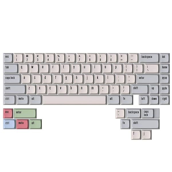 DROP MiTo XDA Canvas Keycap Set for 65% Keyboards - Cherry MX Compatible 79-Key Kit