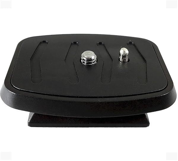 DaVoice 44mm Quick Release Plate for Ambico, Velbon, Sony Tripods - Camera Mount Adapter Replacement