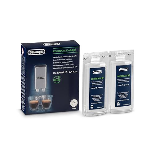 De'Longhi EcoDecalk: Eco-Friendly Descaler for Coffee & Espresso Machines - 2-Pack Solution