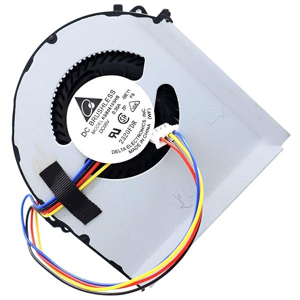 Deal4GO CPU Cooling Fan Replacement for Lenovo ThinkPad T420/T420i - 04W0627 & 04W0407, Black