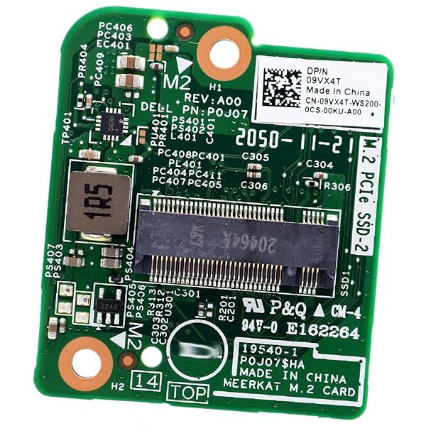 Deal4GO M.2 PCIe NVMe HDD Bracket Cover for Dell Optiplex 7070/7090/3090 Ultra - 2.5inch SSD Daughter Board (0WH11F)